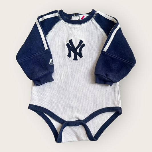90s Yankees Majestic Embroidered Baby Grow